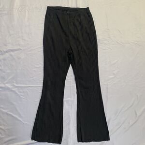 Shein Woman's Bell Bottom Leggings 26x30 Black 70s Hippie Stretchy Elastic